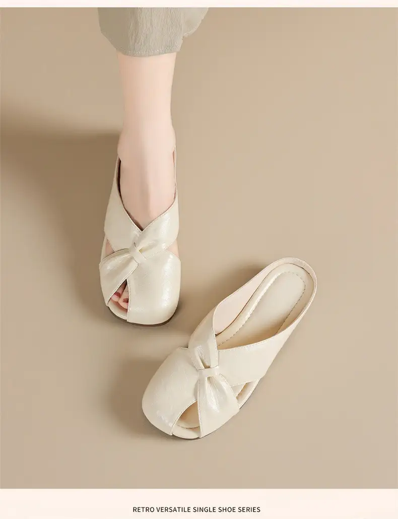 2025 Silver Metallic Flat Mules for Women — feature 10