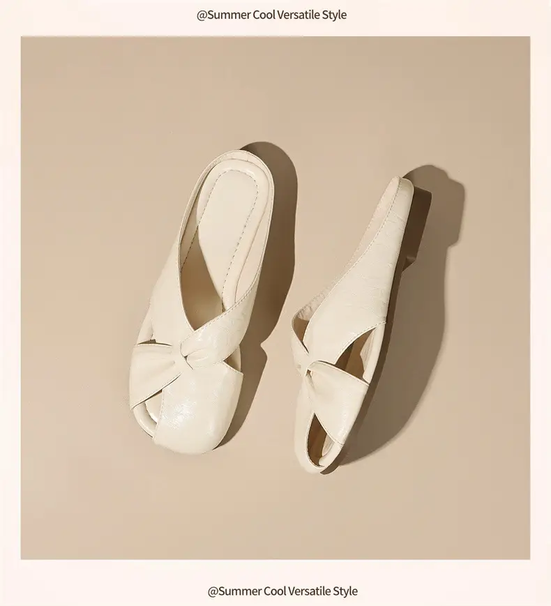 2025 Silver Metallic Flat Mules for Women — feature 9