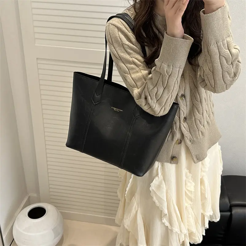 Women's Brown Leather Shoulder Bag 2025 New Autumn - Image 5