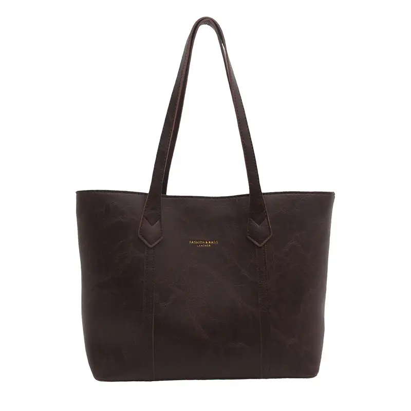 Women's Brown Leather Shoulder Bag 2025 New Autumn - Image 2