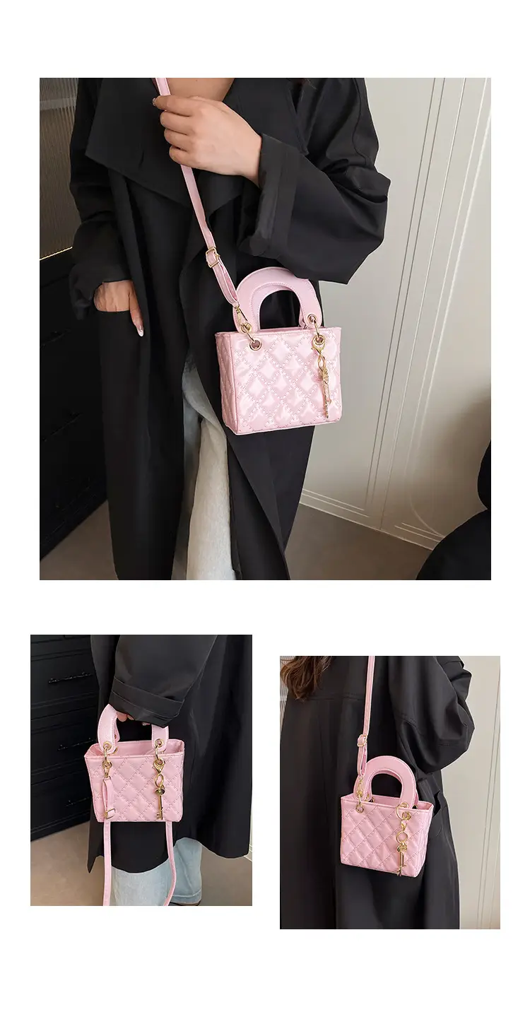 Black Quilted Shoulder Crossbody Bag for Women — feature 11