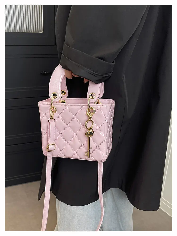 Black Quilted Shoulder Crossbody Bag for Women — feature 36