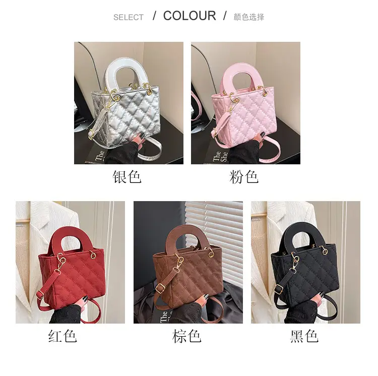 Black Quilted Shoulder Crossbody Bag for Women — feature 4