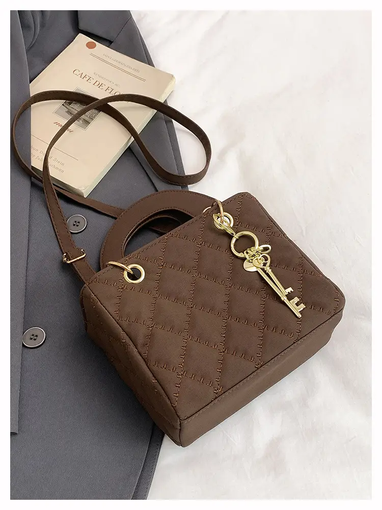 Black Quilted Shoulder Crossbody Bag for Women — feature 41
