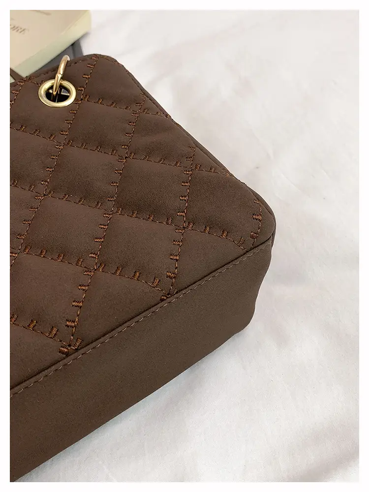 Black Quilted Shoulder Crossbody Bag for Women — feature 45