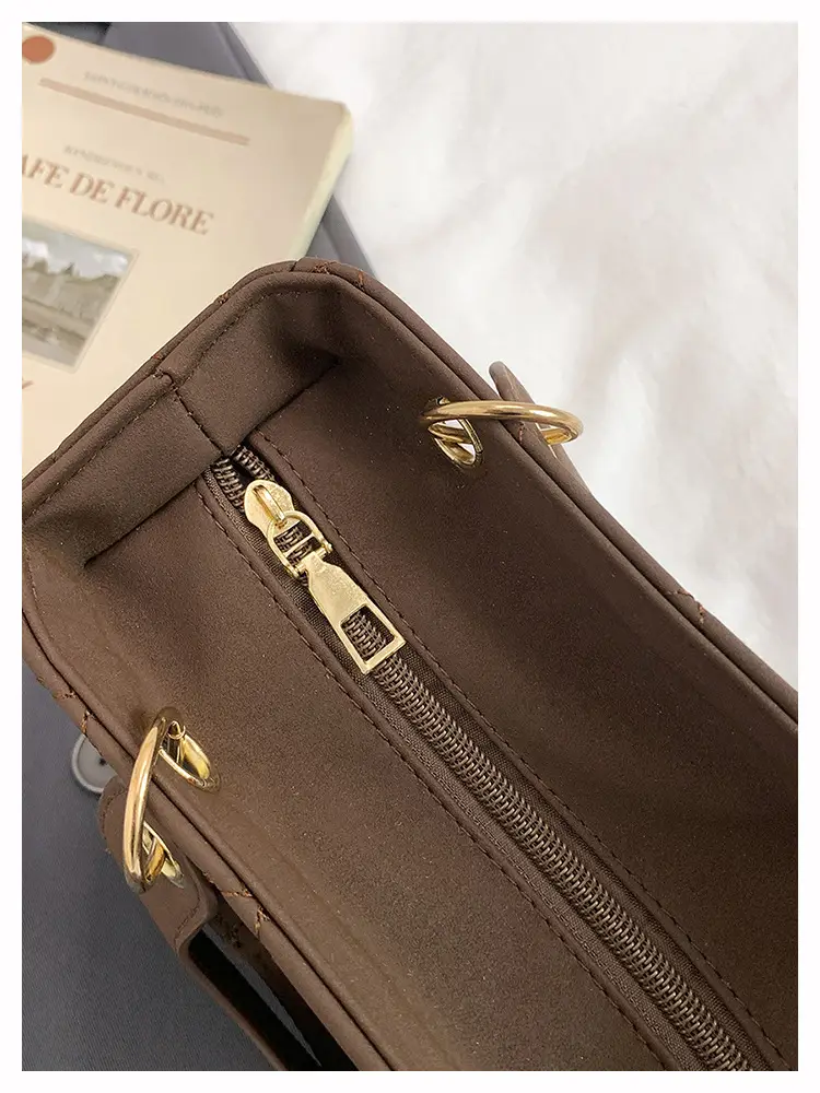 Black Quilted Shoulder Crossbody Bag for Women — feature 48