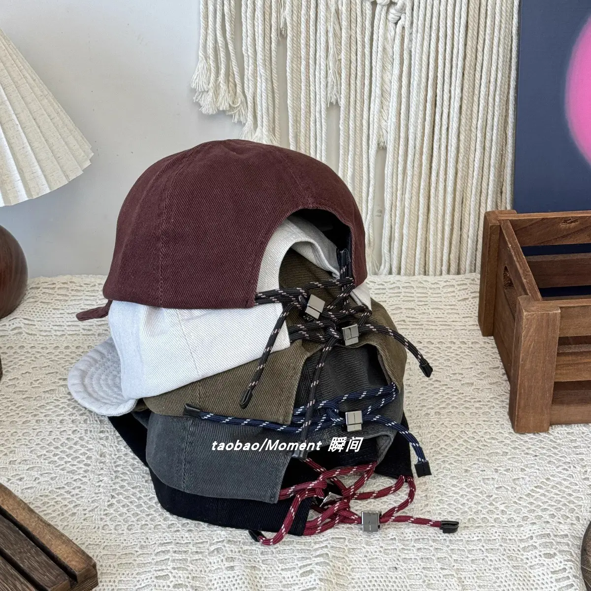 Ninja Adjustable Strap Cap White Flat Bristle