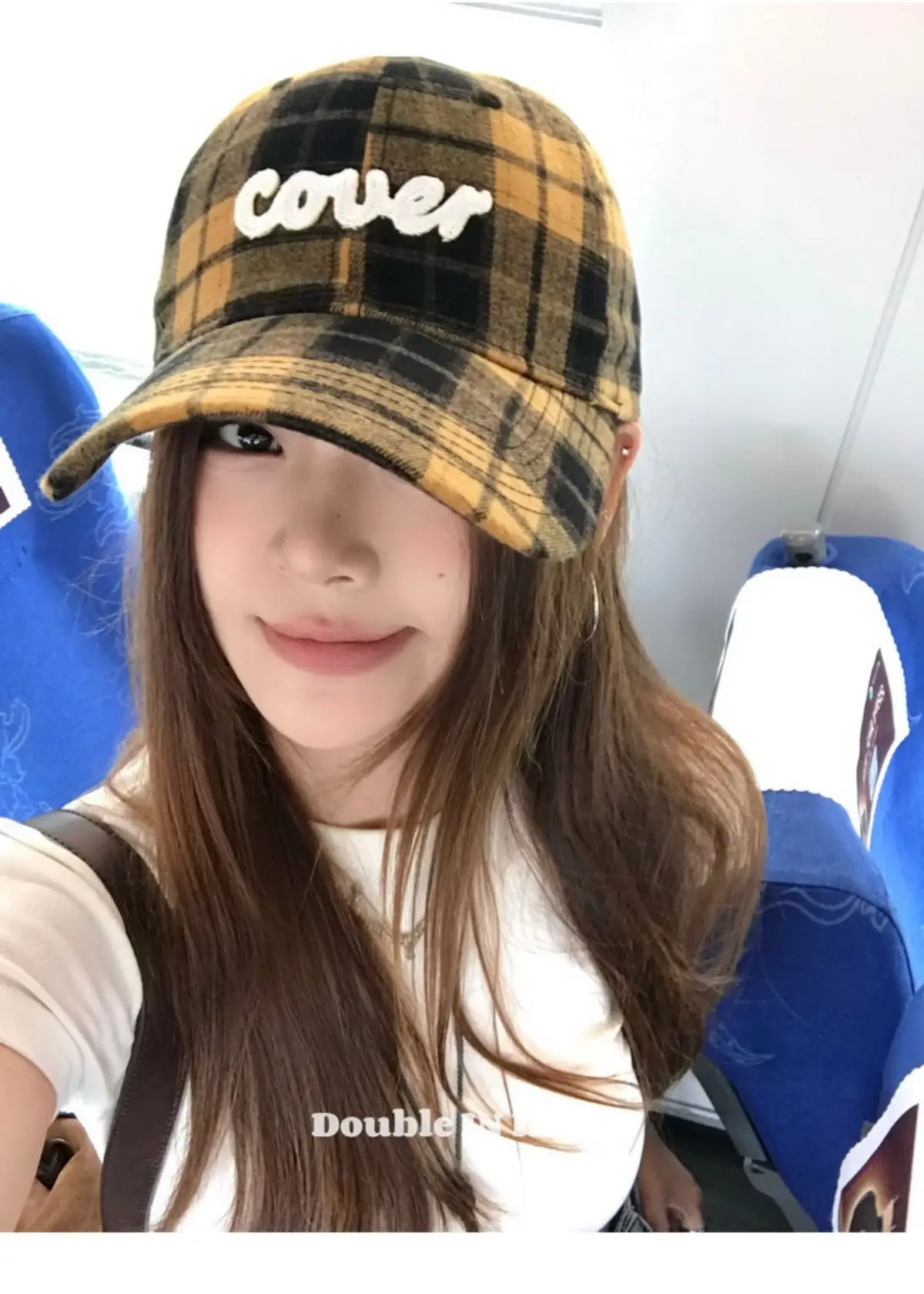 Double I Korean Version Plaid Cap Women Soft Top Duckbill Cap — feature 18