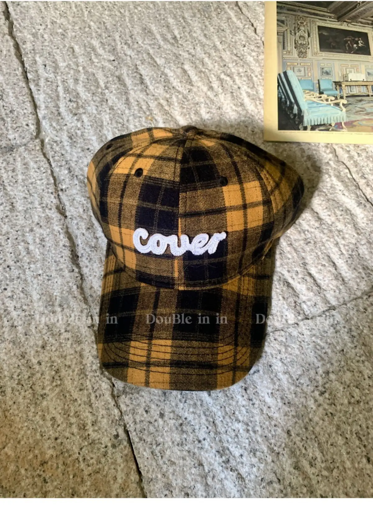 Double I Korean Version Plaid Cap Women Soft Top Duckbill Cap — feature 25