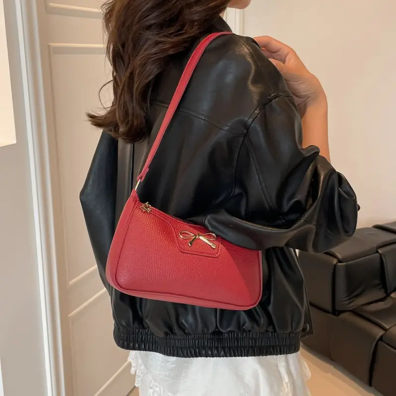 Black Retro Style Shoulder Bag for Women 2025 - Image 6