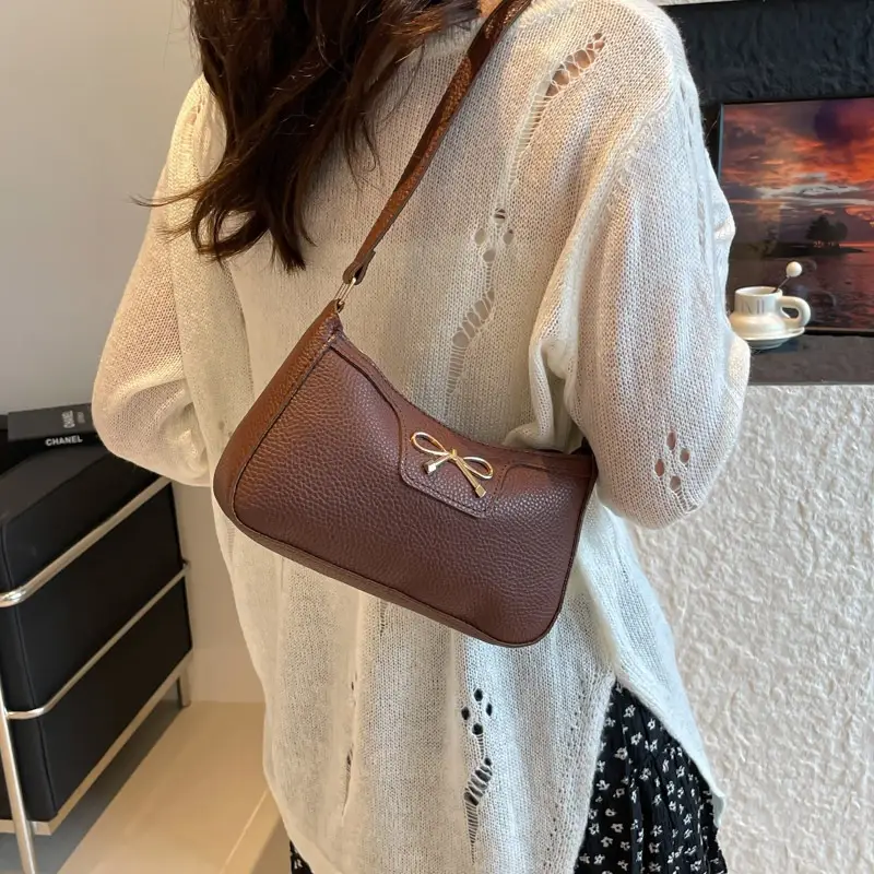 Black Retro Style Shoulder Bag for Women 2025 - Image 8