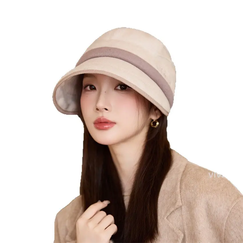 Women Wool Peaked Cap Windproof Warm Winter Hat - Image 7