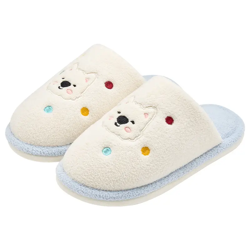 Women Cotton Plush Slippers Winter 2025 - Image 3