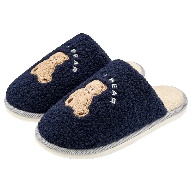 Women Cotton Plush Slippers Winter 2025 - Image 5