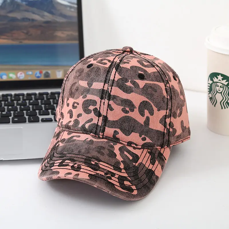 Men's Korean Style Camo Peaked Cap Sun Hat — feature 11