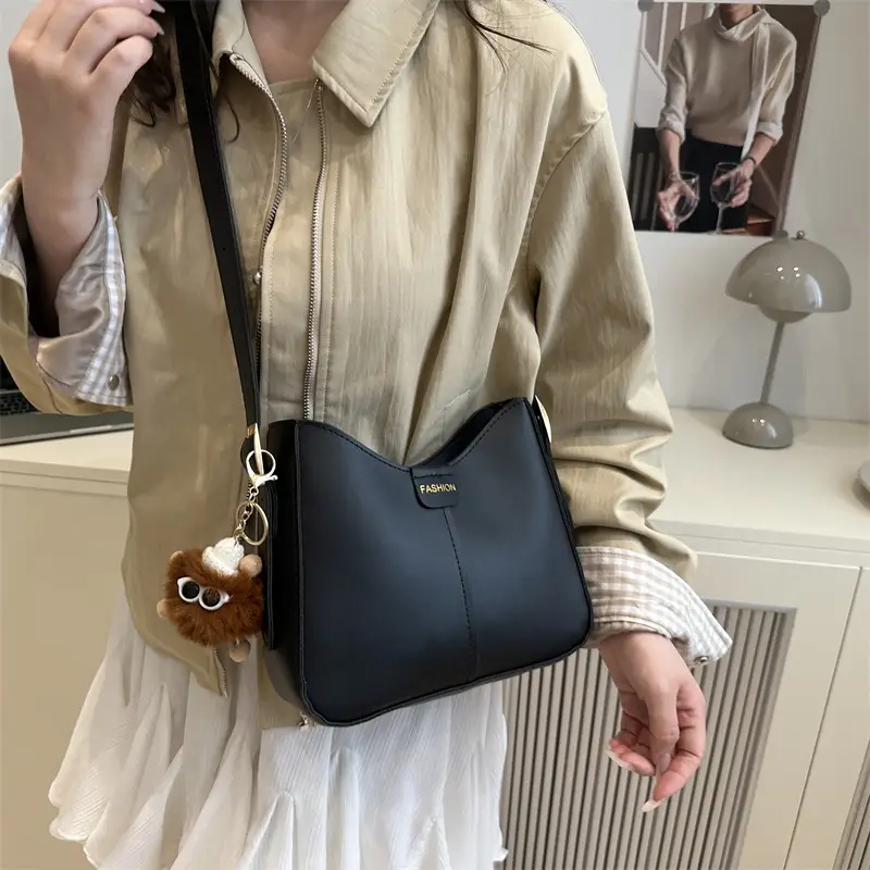 Minimalist Square Bag for Women Large Capacity Beige - Image 6