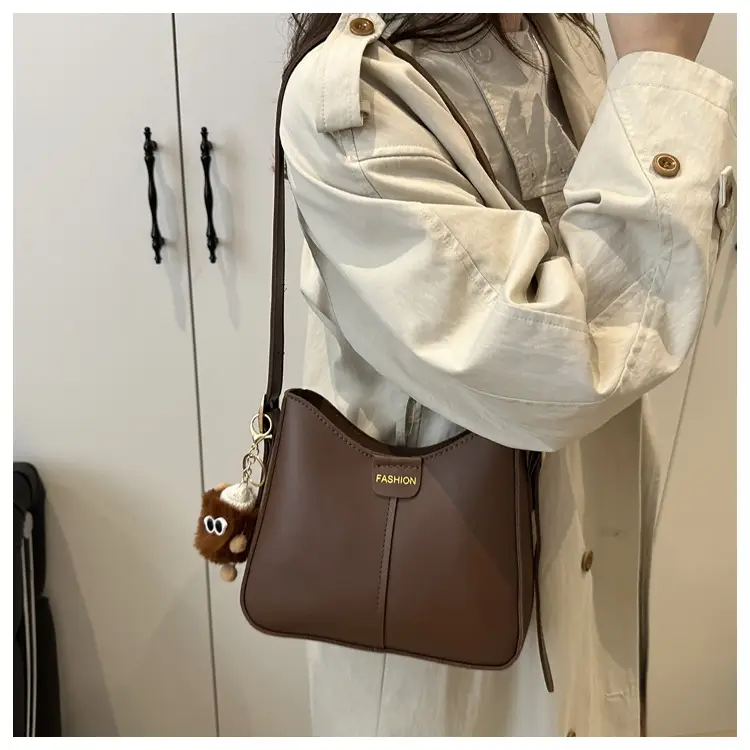 Minimalist Square Bag for Women Large Capacity Beige — feature 16