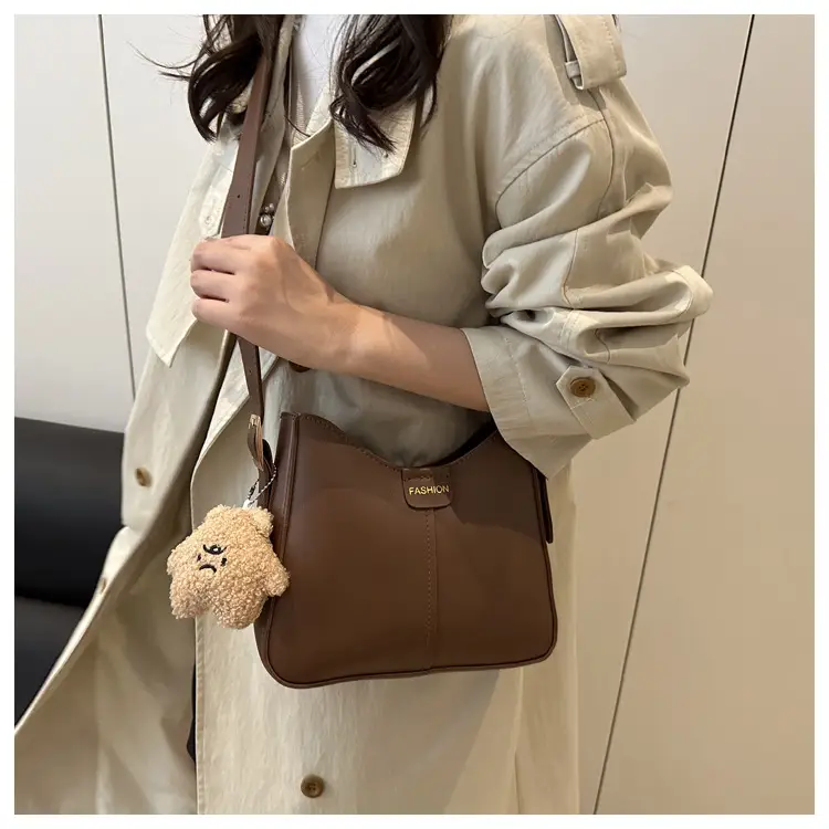 Minimalist Square Bag for Women Large Capacity Beige — feature 17