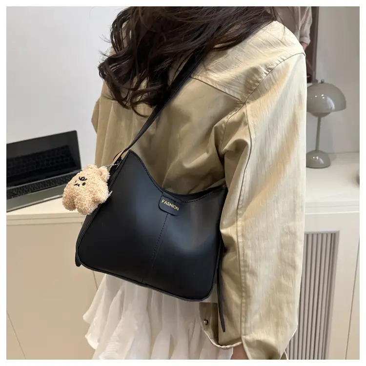 Minimalist Square Bag for Women Large Capacity Beige — feature 19