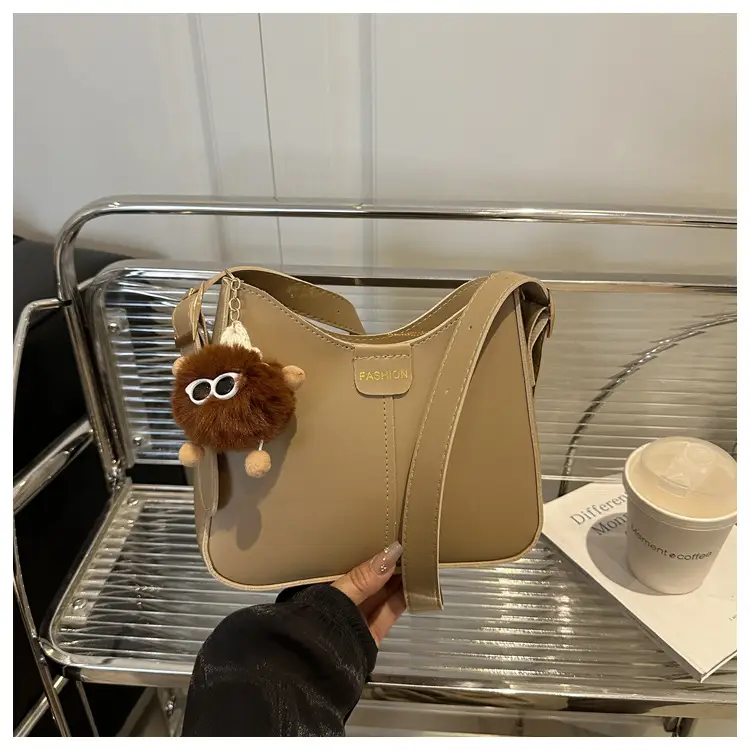 Minimalist Square Bag for Women Large Capacity Beige — feature 24