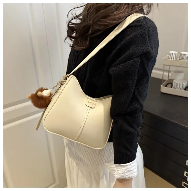 Minimalist Square Bag for Women Large Capacity Beige — feature 9