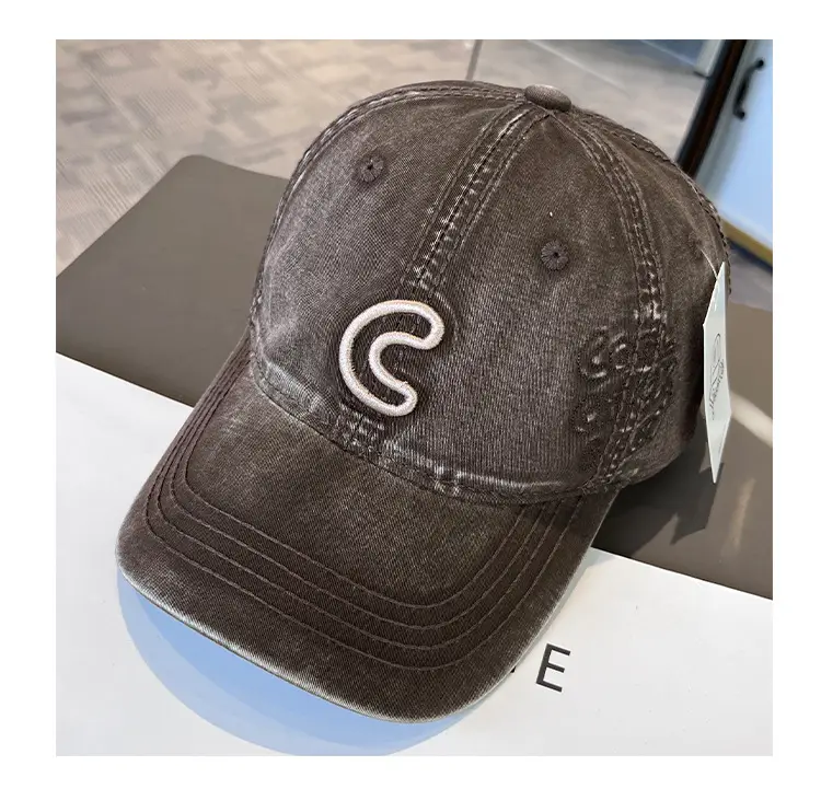 2025 Korean Style Embroidered Letter C Cap for Women — feature 13