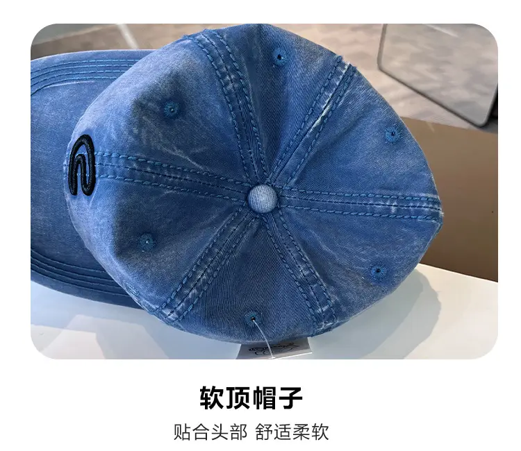 2025 Korean Style Embroidered Letter C Cap for Women — feature 8