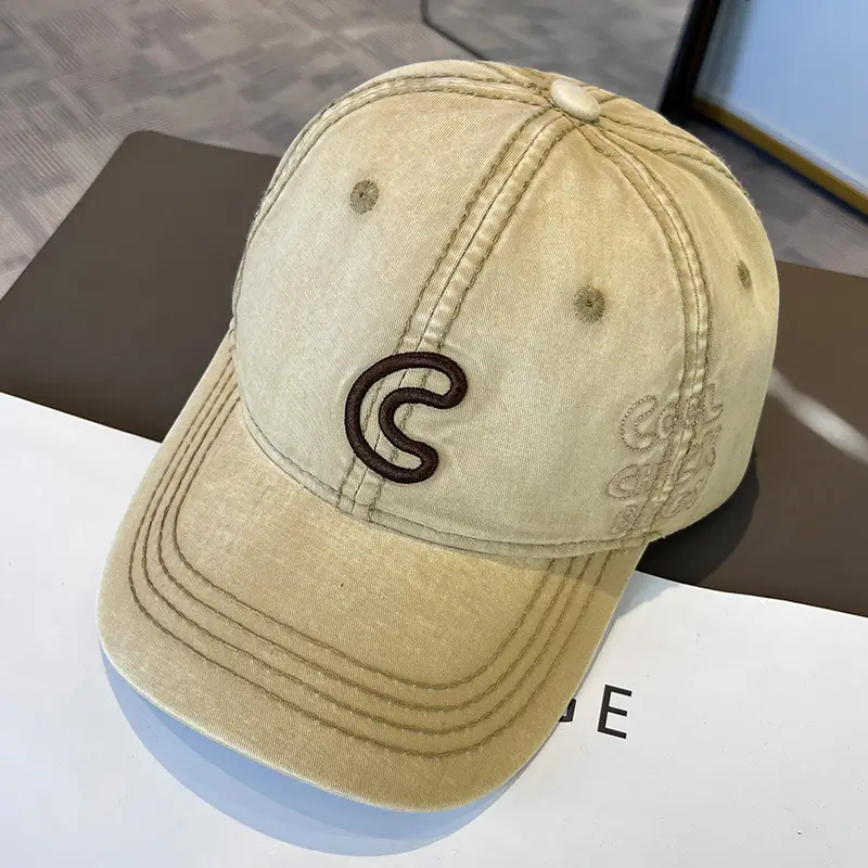 2025 Korean Style Embroidered Letter C Cap for Women - Image 6