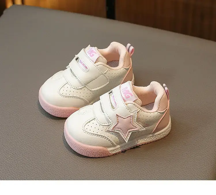 Baby Star Sneakers Soft Pink Toddler Shoes — feature 11