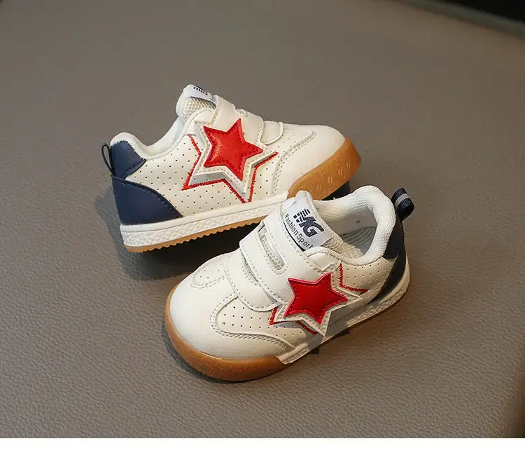 Baby Star Sneakers Soft Pink Toddler Shoes — feature 9