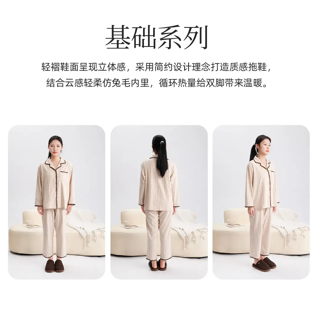 Waterproof Cotton Slippers for Men in Winter, Antibacterial, Deodorant, Warm, Non-Slip, Thick-Soled Home Use 2025 New Baotou Cotton Slippers for Women — feature 2