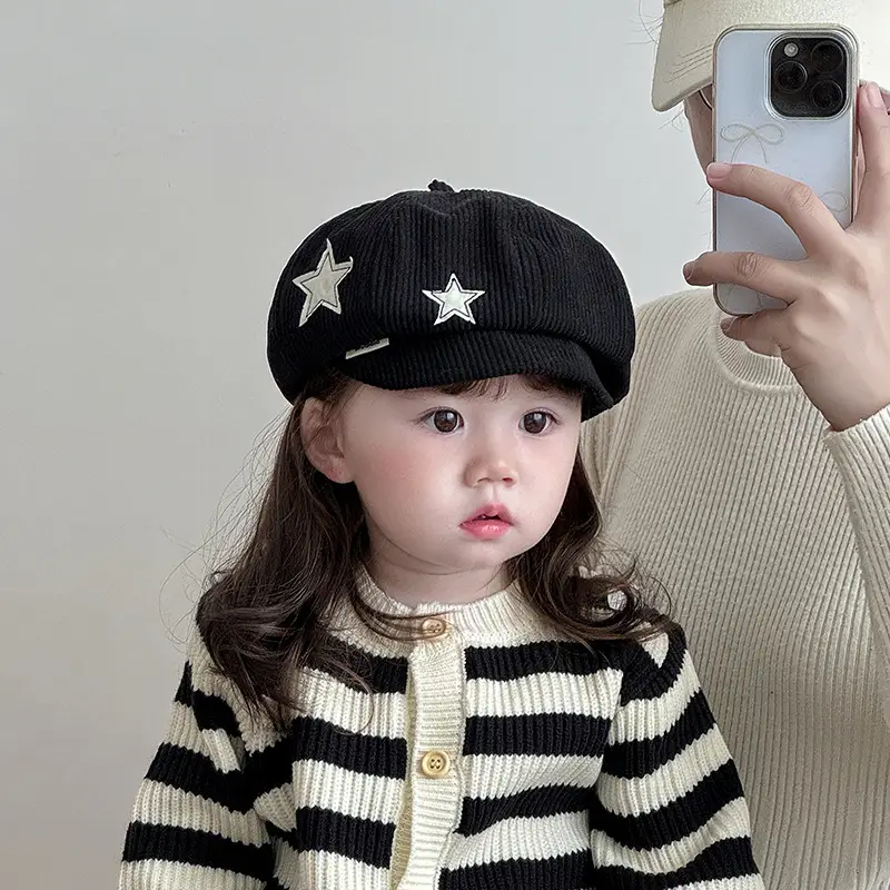 Kids Star Cap Korean Style Warm Cotton Hat — feature 5