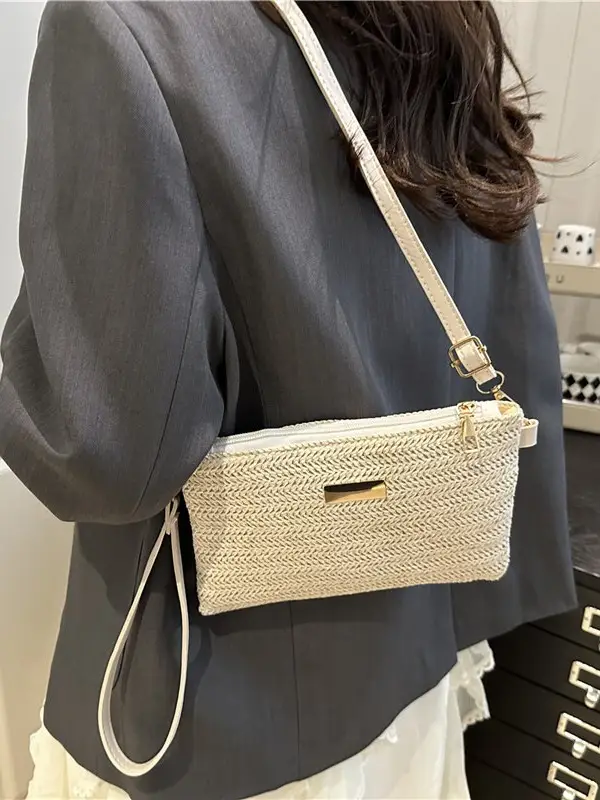 Cross-Border Straw Woven Women's Bag 2025