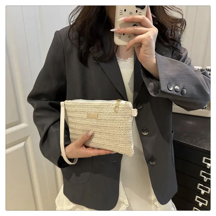 Cross-Border Straw Woven Women's Bag 2025 — feature 21