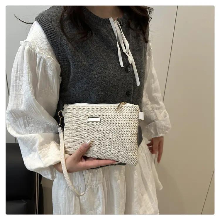 Cross-Border Straw Woven Women's Bag 2025 — feature 25