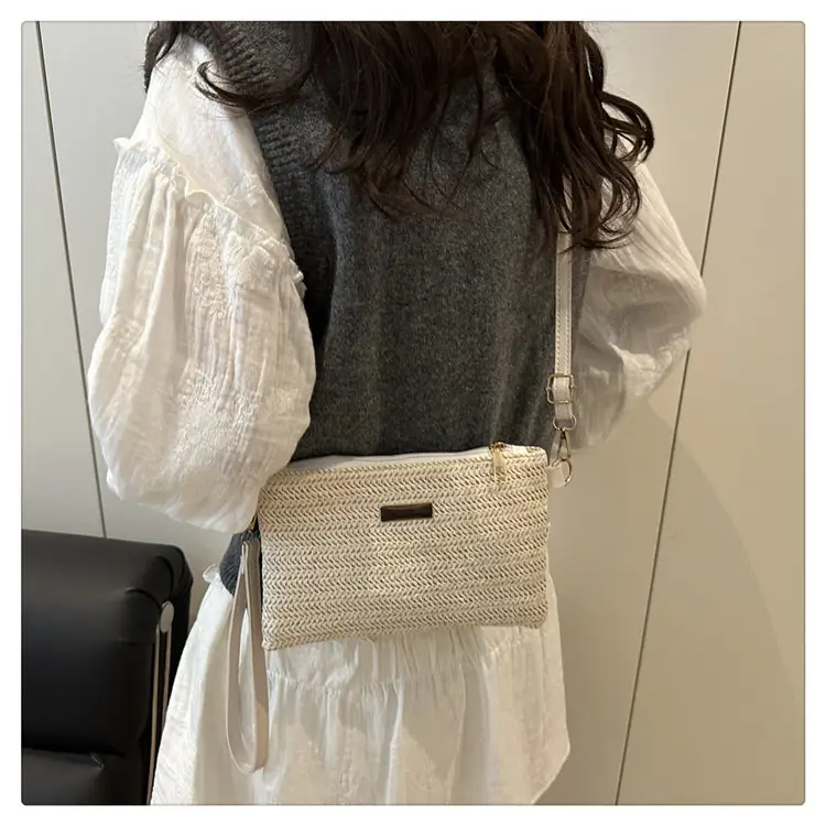 Cross-Border Straw Woven Women's Bag 2025 — feature 27