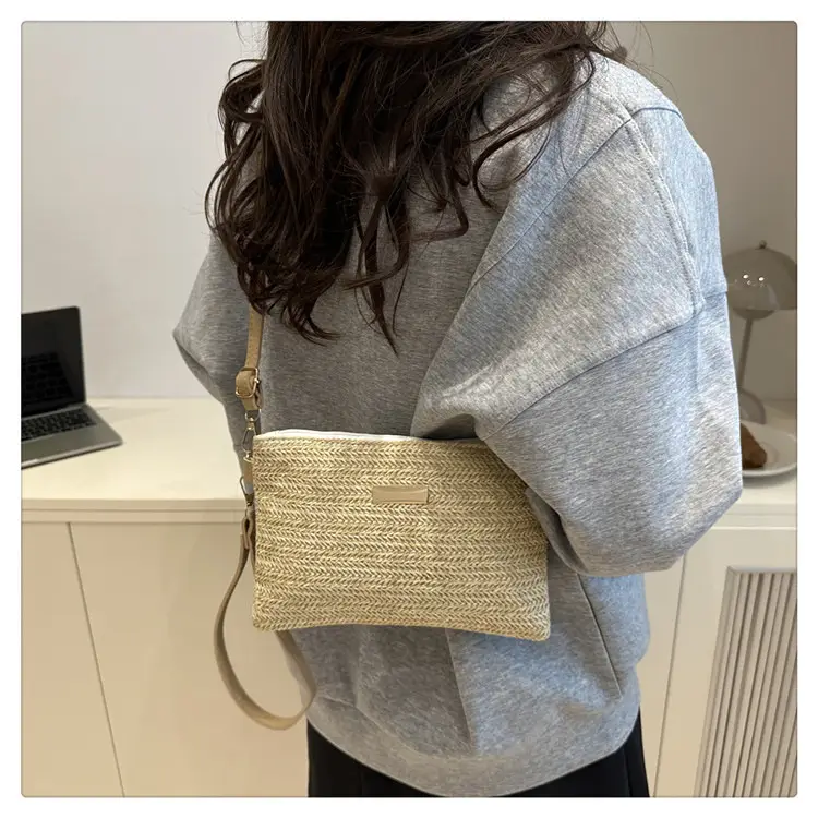 Cross-Border Straw Woven Women's Bag 2025 — feature 29