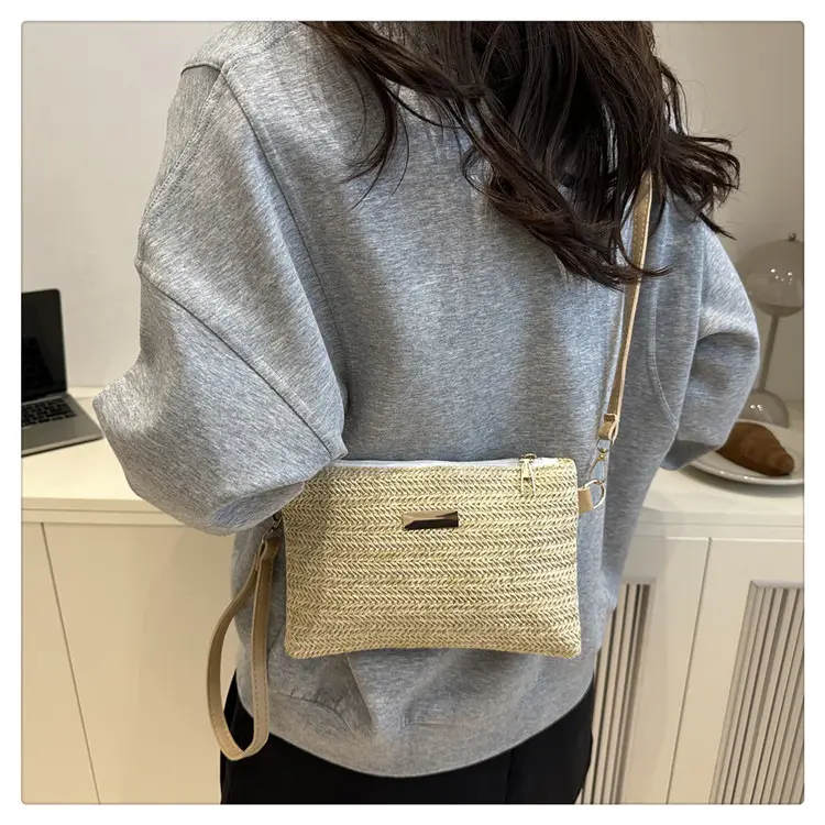 Cross-Border Straw Woven Women's Bag 2025 — feature 30