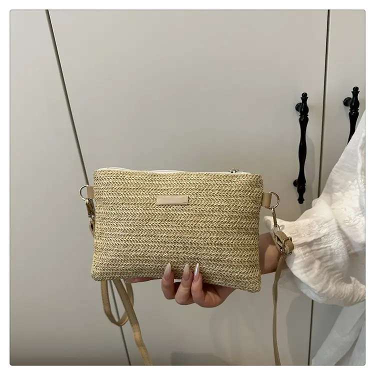Cross-Border Straw Woven Women's Bag 2025