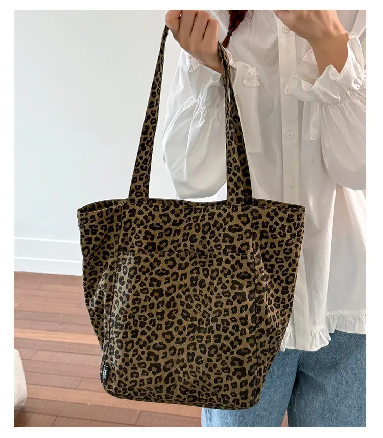 Leopard Print Women's Large Capacity Tote Bag — feature 16