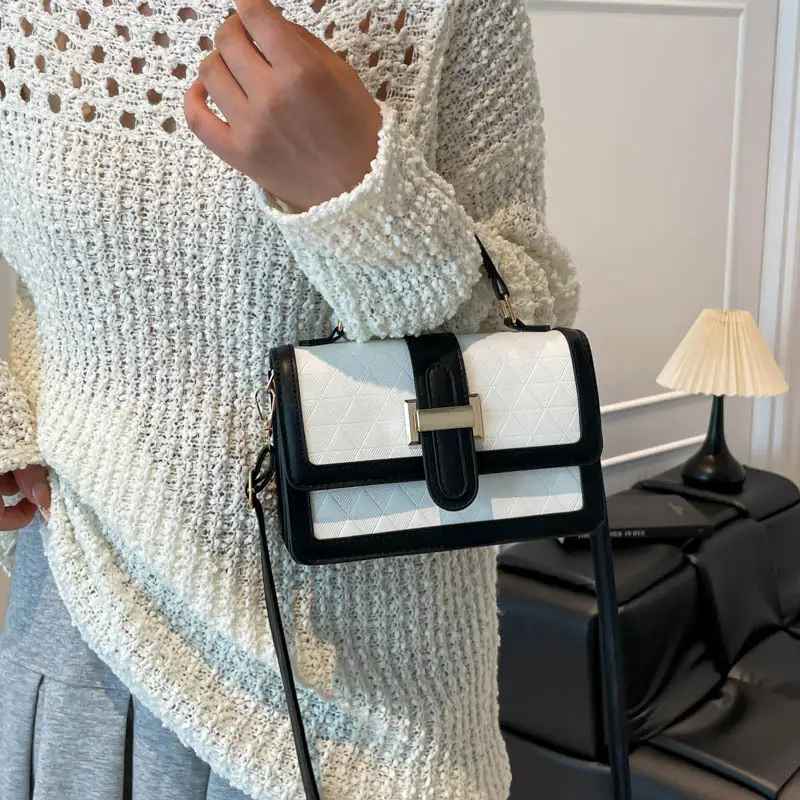 2025 Women's Silk Scarf Bag with Crossbody Strap - Image 6