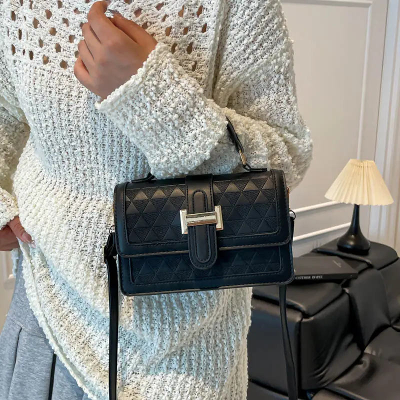 2025 Women's Silk Scarf Bag with Crossbody Strap - Image 7