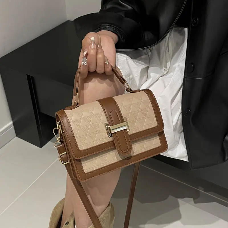 2025 Women's Silk Scarf Bag with Crossbody Strap - Image 9