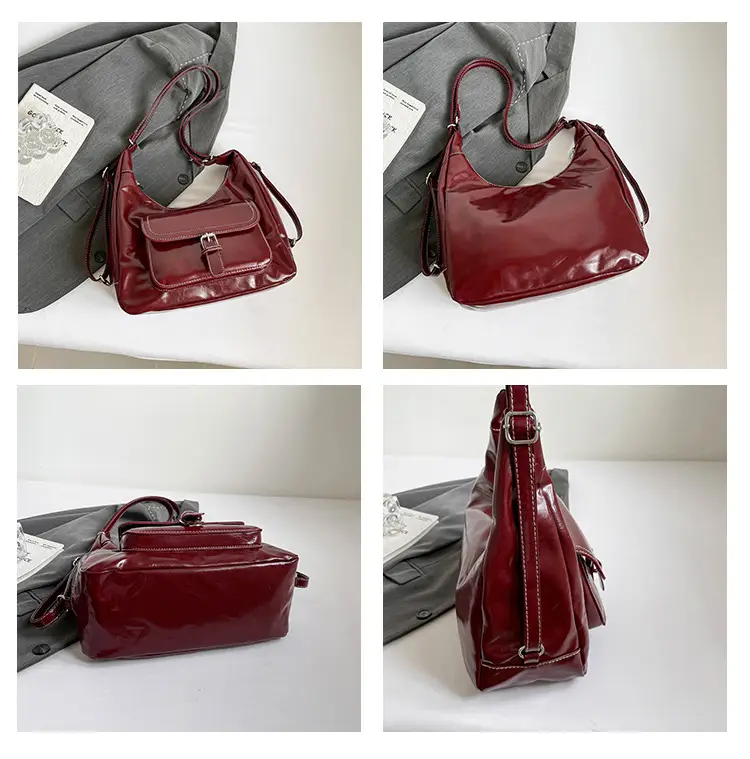 Retro Black Women's Shoulder Bag 2025 Autumn — feature 11