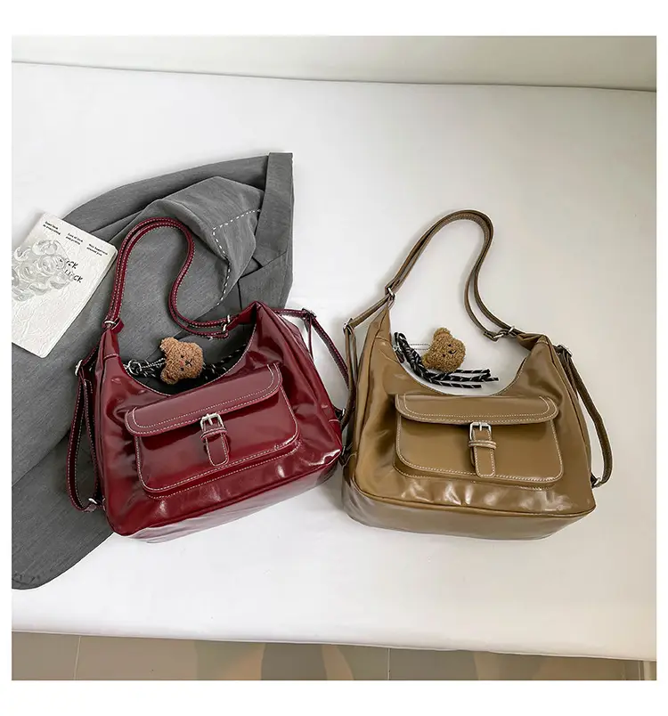 Retro Black Women's Shoulder Bag 2025 Autumn — feature 28