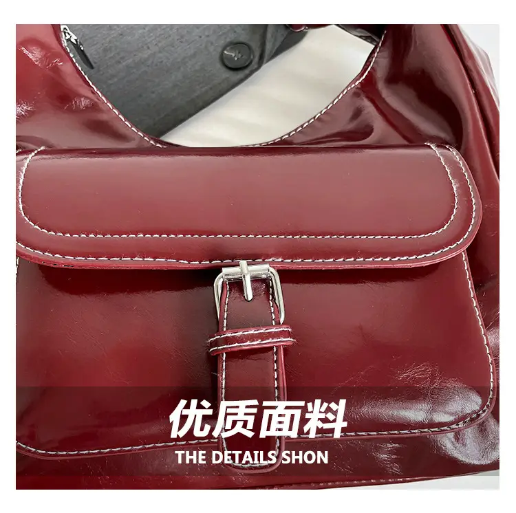 Retro Black Women's Shoulder Bag 2025 Autumn — feature 7