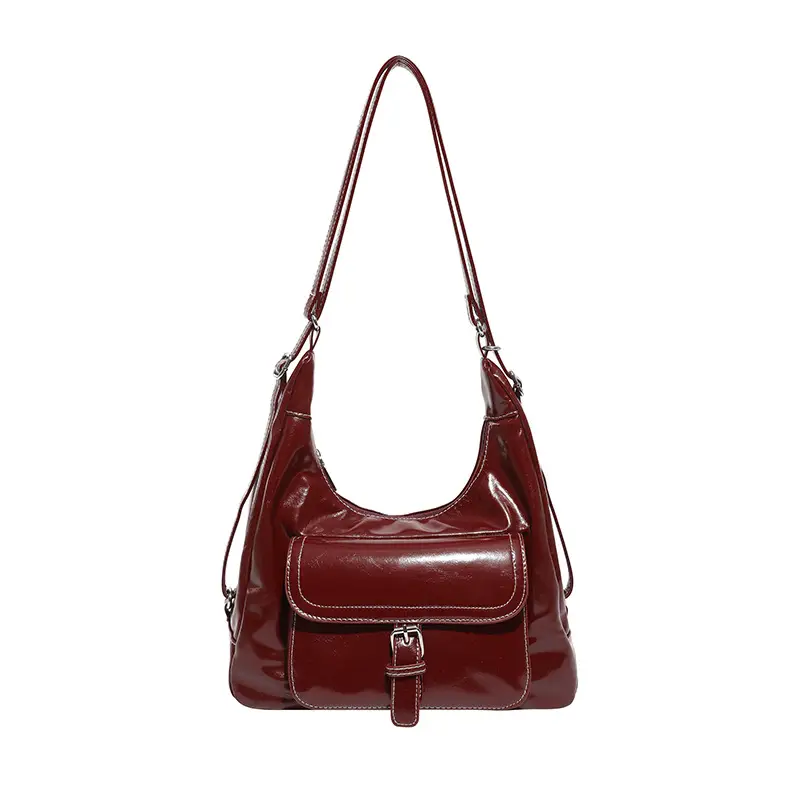 Retro Black Women's Shoulder Bag 2025 Autumn - Image 3