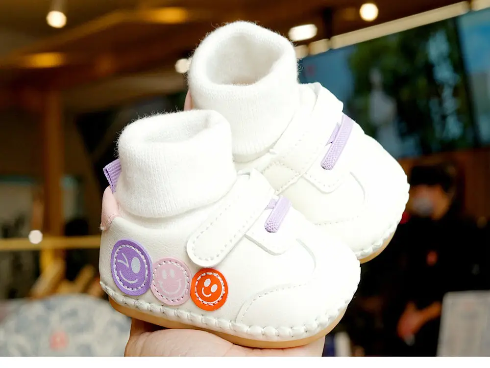White Soft Sole Baby Shoes 0-1Yr Non-Slip — feature 6
