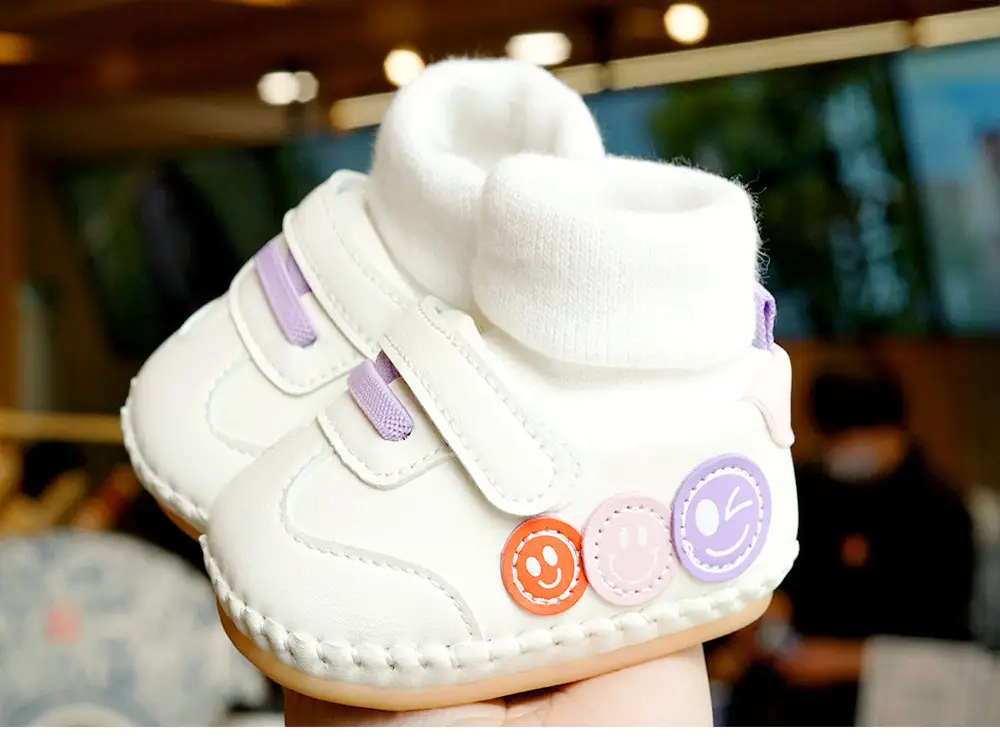 White Soft Sole Baby Shoes 0-1Yr Non-Slip — feature 7