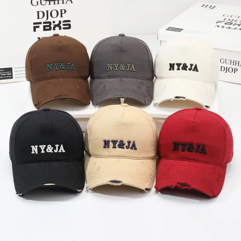 NY&JA Washed Retro Baseball Cap for Women - Image 10
